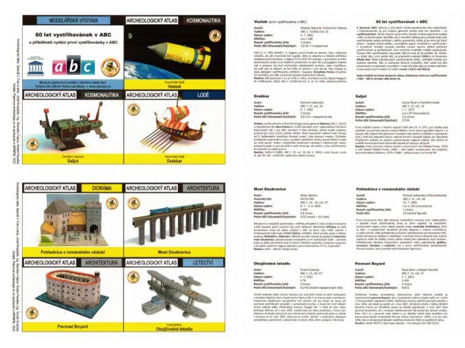 Archeologický atlas - list Speciál 2+3 - 60 let vystřihovánek v ABC