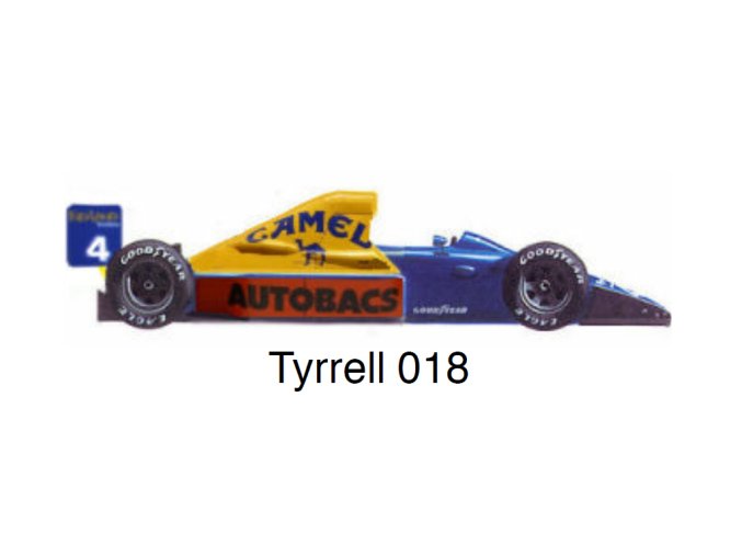 Tyrrell 018 - GP Japan 1989