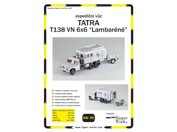 Tatra 138 VN 6x6 Lambaréné a BSS PAJ-1V