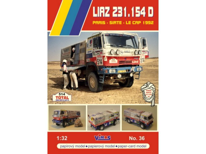 LIAZ 231.154 D - Paris - Cape Town Rally 1992 #514