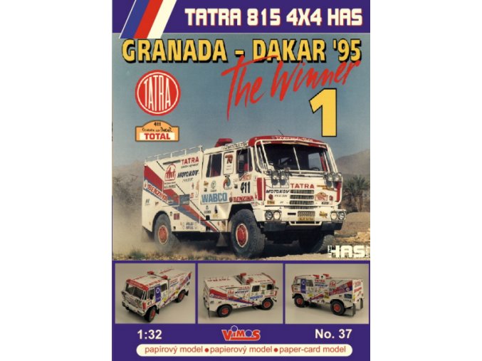 Tatra 815 4x4 HAS - Granada - Dakar 1995 #411