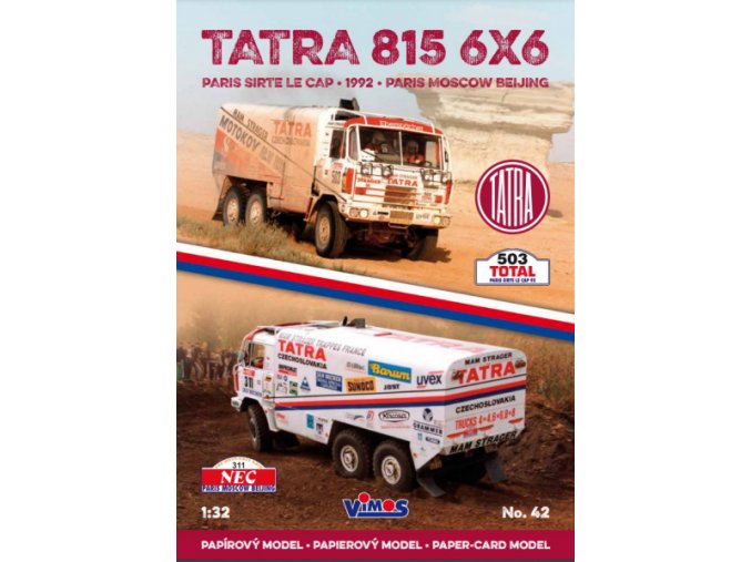 Tatra 815 6x6 - Paris - Cape Town Rally 1992 #503 nebo Paris - Moscow - Beijing 1992 #311