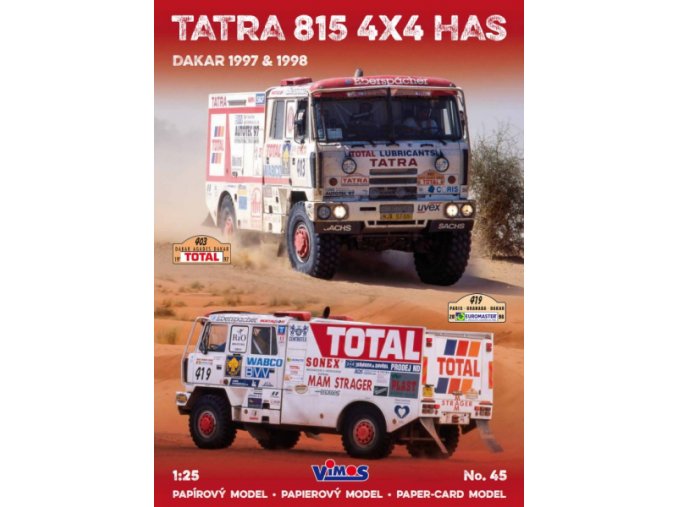 Tatra 815 4x4 HAS - Dakar 1997 #403 nebo Dakar 1998 #419 M 1:25