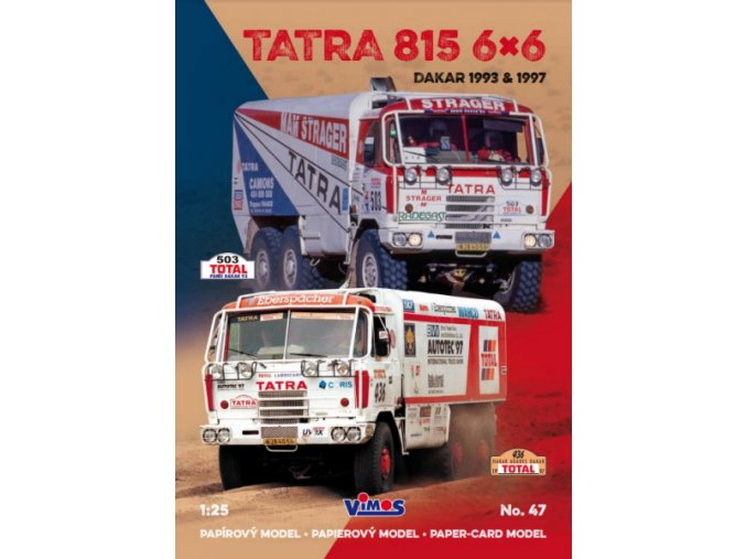Tatra 815 6x6 - Dakar 1993 #503 nebo Dakar 1997 #436 M 1:25