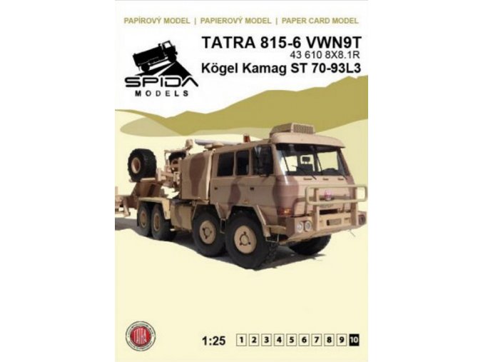 Tatra 815-6 VWN9T + Kögel Kamag - tankový tahač s návěsem