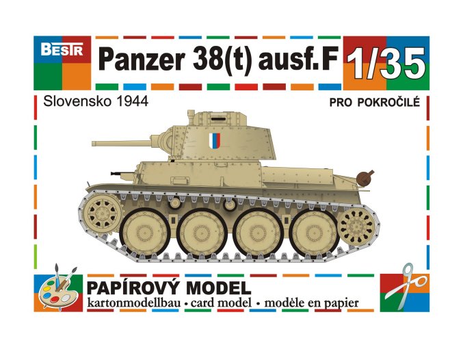 Panzer 38 (t) Ausf.F - Slovensko 1944