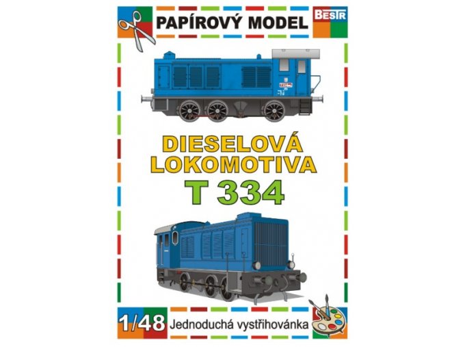 T 334 - dieselová lokomotiva (ex WR-360)