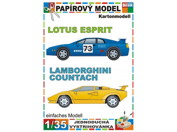 Lotus Esprit + Lamborghini Countach
