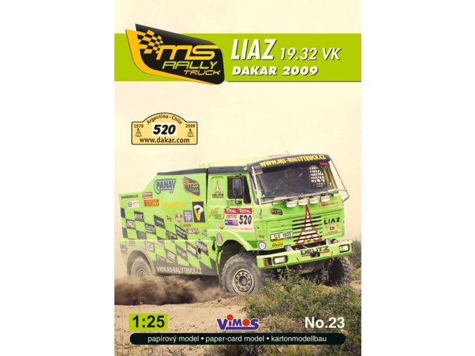 Liaz 19.32 VK Dakar 2009 M 1:25