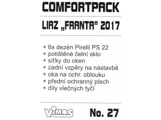ComfortPack pro Liaz "Franta" #518