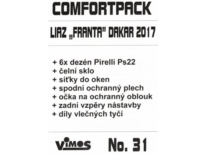 ComfortPack pro Liaz "Franta" #518 M 1:25