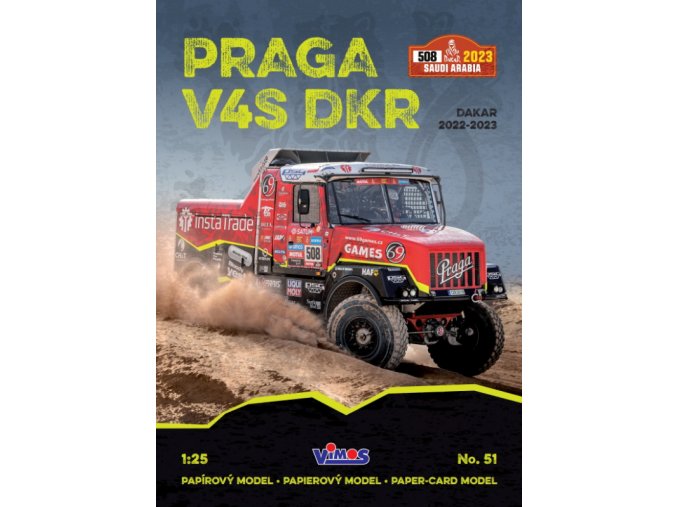 Praga V4S DKR Dakar 2022-2023 #508 M 1:25