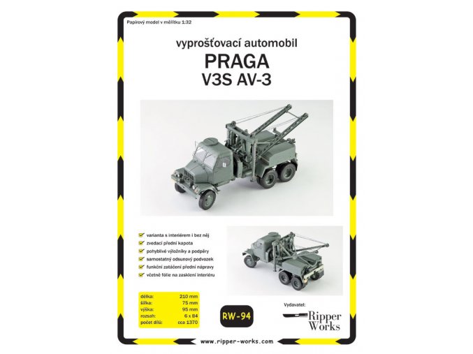 Praga V3S AV-3 - vyprošťovací automobil