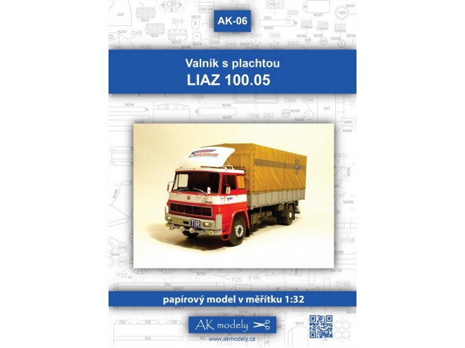 LIAZ 100.05 - valník s plachtou