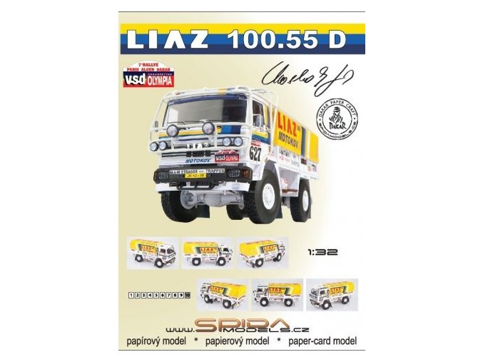 Liaz 100.55 D - Rallye Dakar 1985 [626] [627]
