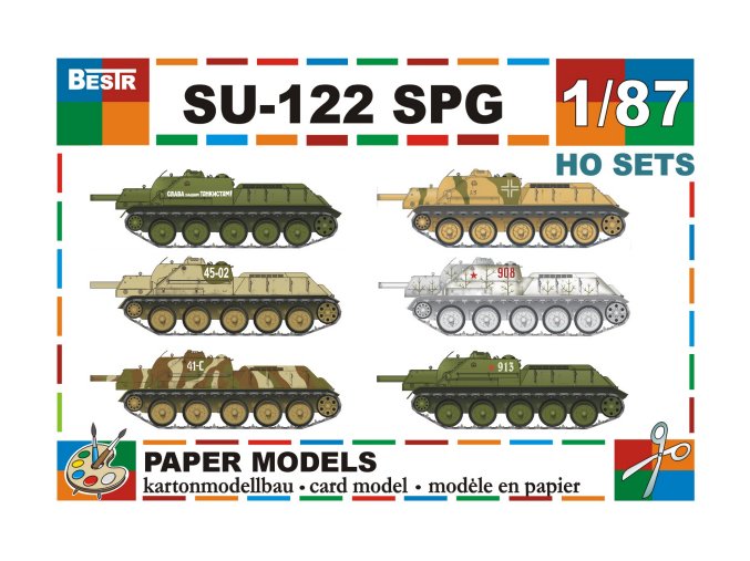 SU-122 SPG - 6 různých verzí
