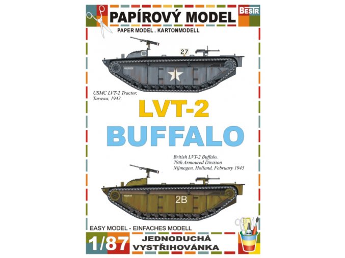 LVT-2 Tractor + LVT-2 Buffalo
