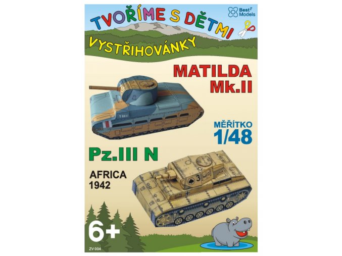 Matilda Mk.II + Panzer Pz. III N (Afrika / Africa 1942)