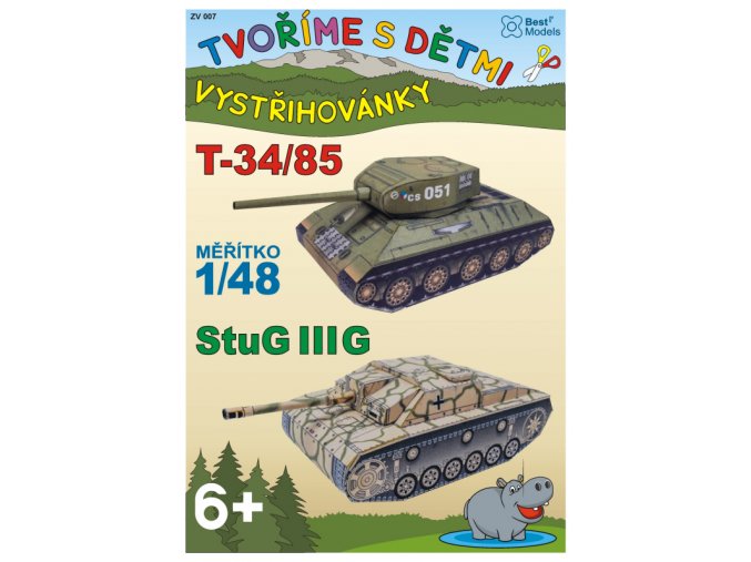 T-34/85 + Stug III G