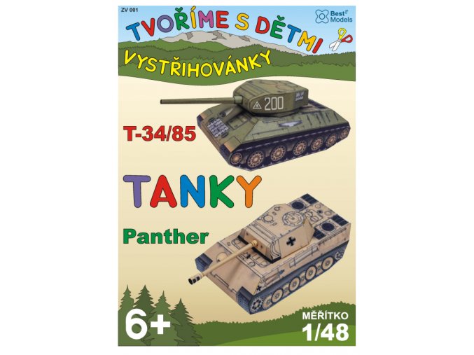 T-34/85 + Panther