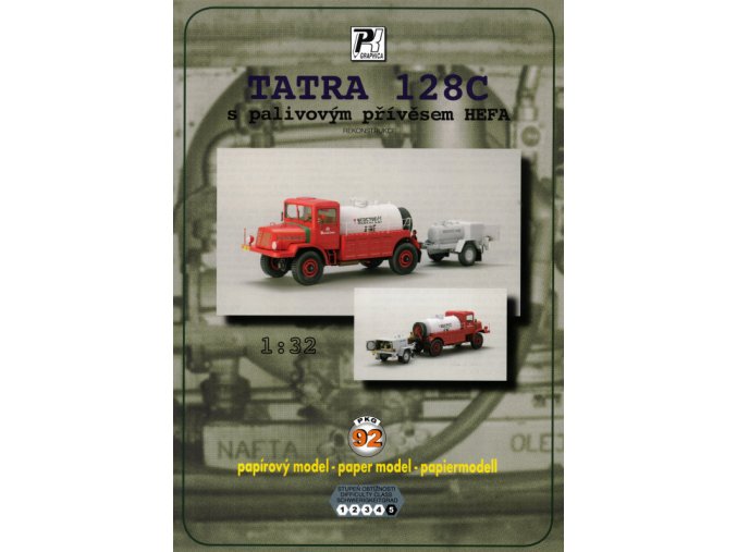 Tatra 128C s palivovým přívěsem HEFA