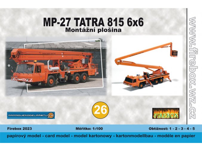 MP-27 Tatra 815 6x6 - montážní plošina