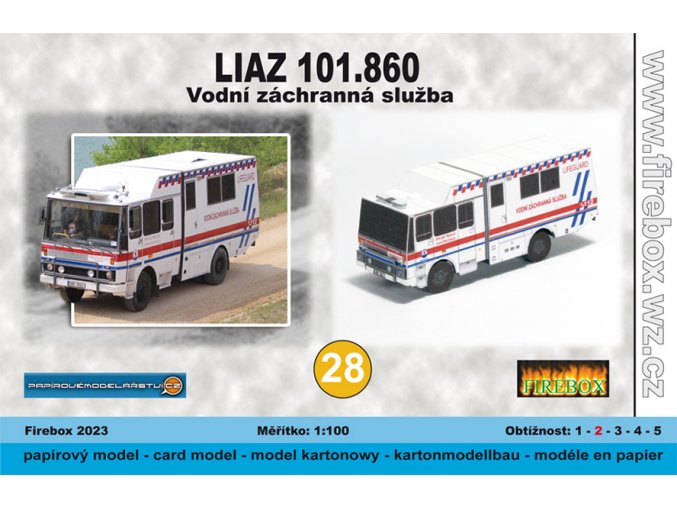 LIAZ 101.860 - vodní záchranná služba