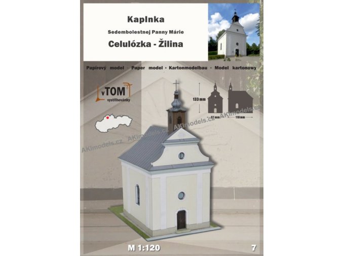 Žilina - kaplnka Sedembolestnej Panny Márie Celulózka