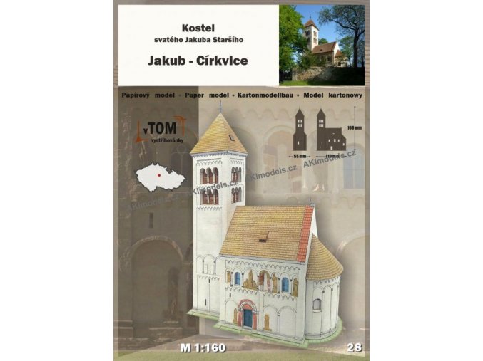 Církvice - kostel sv. Jakuba Staršího