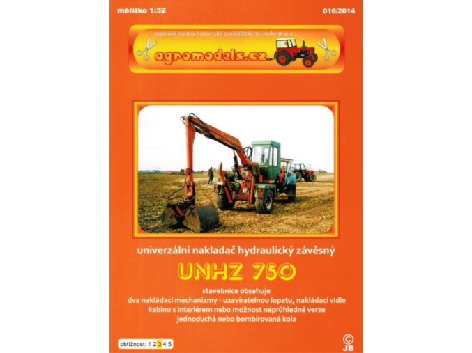 UNHZ 750 - zemědělský univerzální nakladač