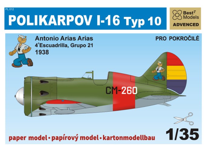 Polikarpov I-16 Typ 10 (CM-154)