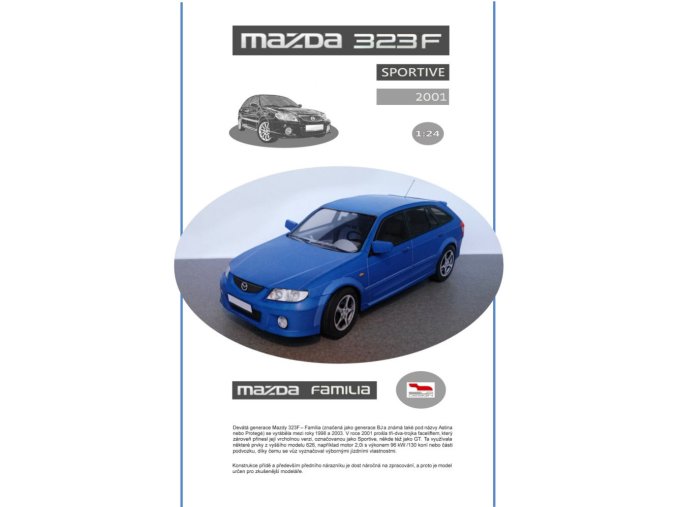 Mazda 323F - modrá