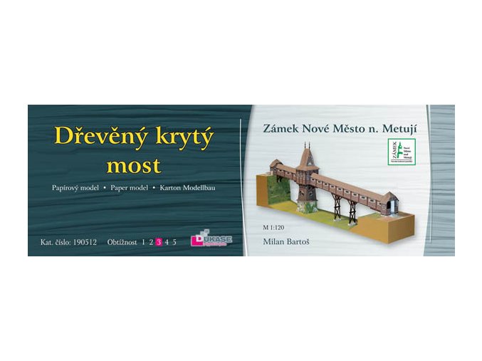 Nové město nad Metují - dřevěný krytý most