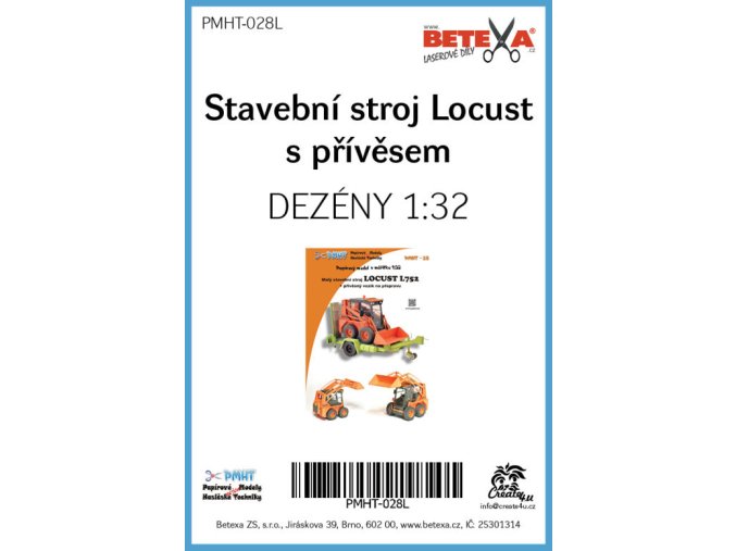 dezény pro Stavebni stroj Locust s přívěsem