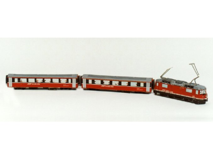 Ge 4/4 625 - RhB + vůz 1. třídy + vůz 2. třídy