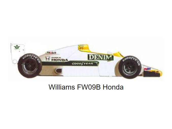 Williams FW-09B Honda - 1985