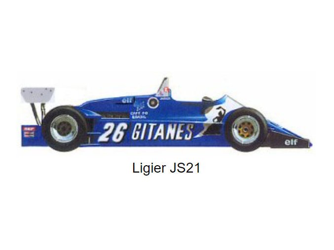 Ligier JS21 Ford - Great Britain 1983