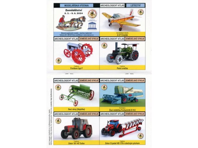Archeologický atlas - list Speciál 6 - modelářská výstava - Zemědělství