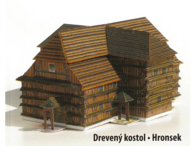 dřevěný artikulární kostel v Hronseku
