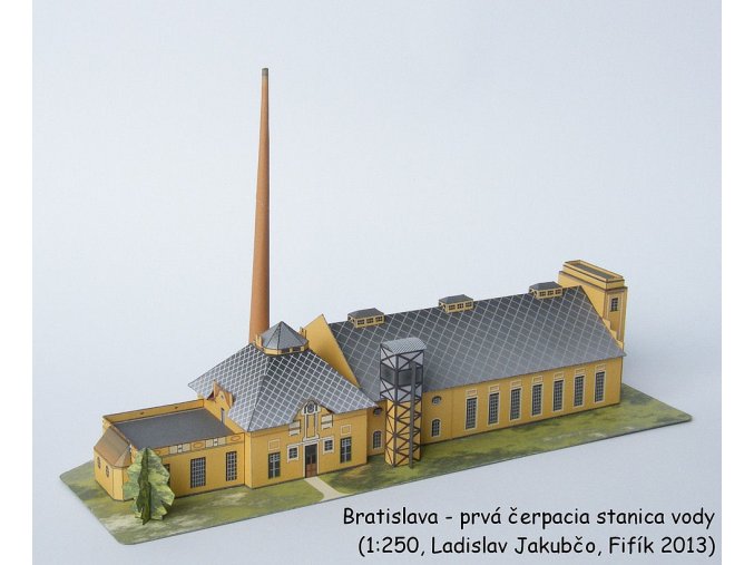 první čerpací stanice vody v Bratislavě