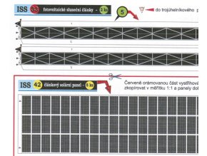 článkový solární panel (42 černý) + fotovoltaické sluneční články (33 nosník)