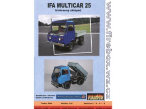 Ifa Multicar 25 - třístranný sklápěč