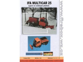 Ifa Multicar 25 - sypač se sněžným pluhem
