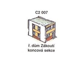 Řadový dům Zákoutí - koncová sekce