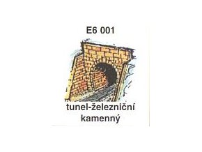 Tunel - železniční, kamenný