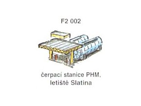 Čerpací stanice PHM, letiště Slatina