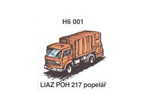 LIAZ POH 217 popelář (2 ks)