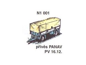 Přívěs PANAV PV 16.12 (2 ks)