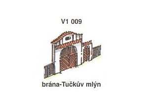 Brána - Tučkův mlýn (4 ks)