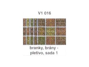 Branky, brány - pletivo, sada 1